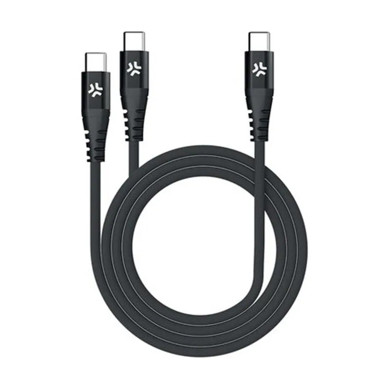 Celly Cable USB-C USBC2USBCBK Negro 1,3 m