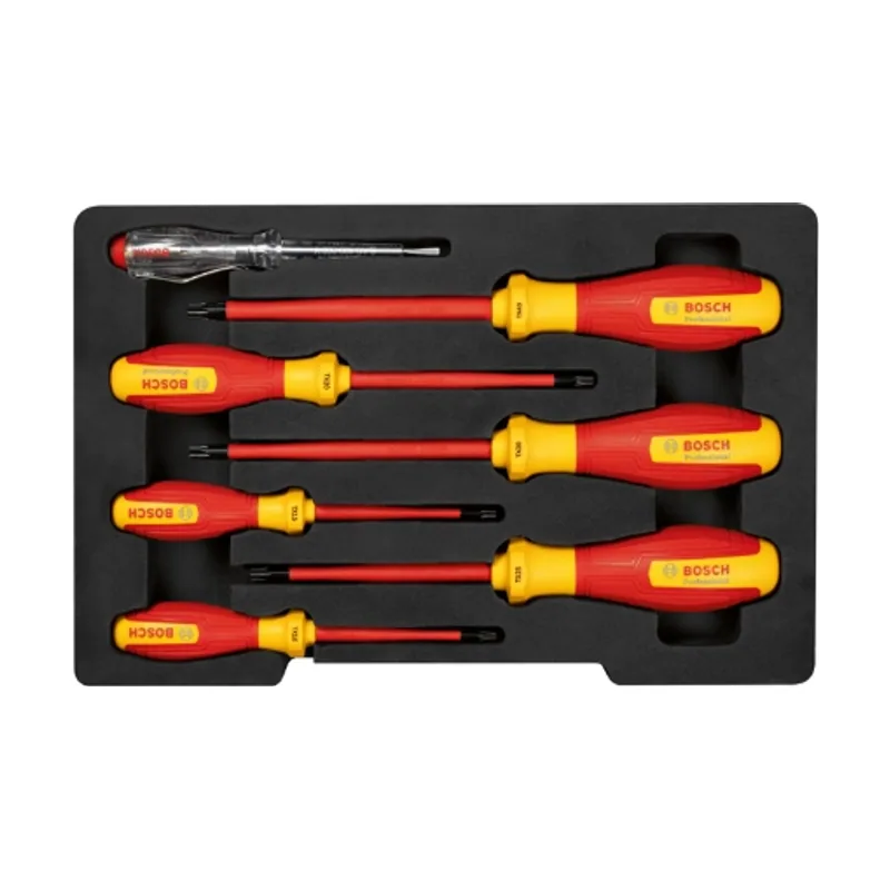 Bosch Professional juego de destornilladores VDE TX un destornillador buscapolo 7 piezas