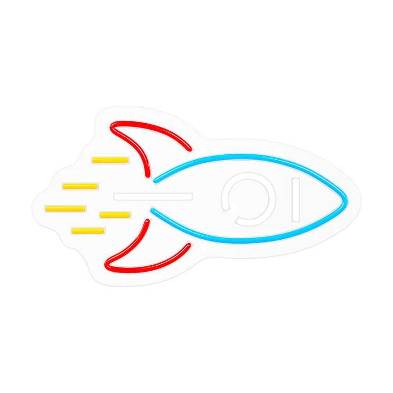 Forever Luz neón Plexi Led Rocket multicolor Neolia FOREVER