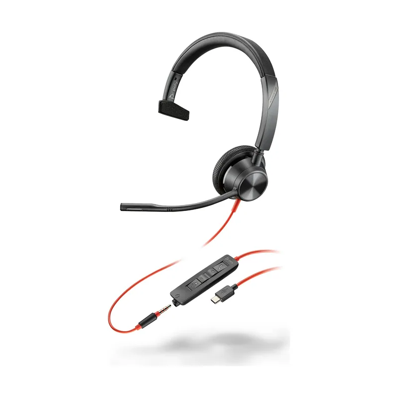 Plantronics/poly HP Auricular con Micrófono Poly Blackwire 3315