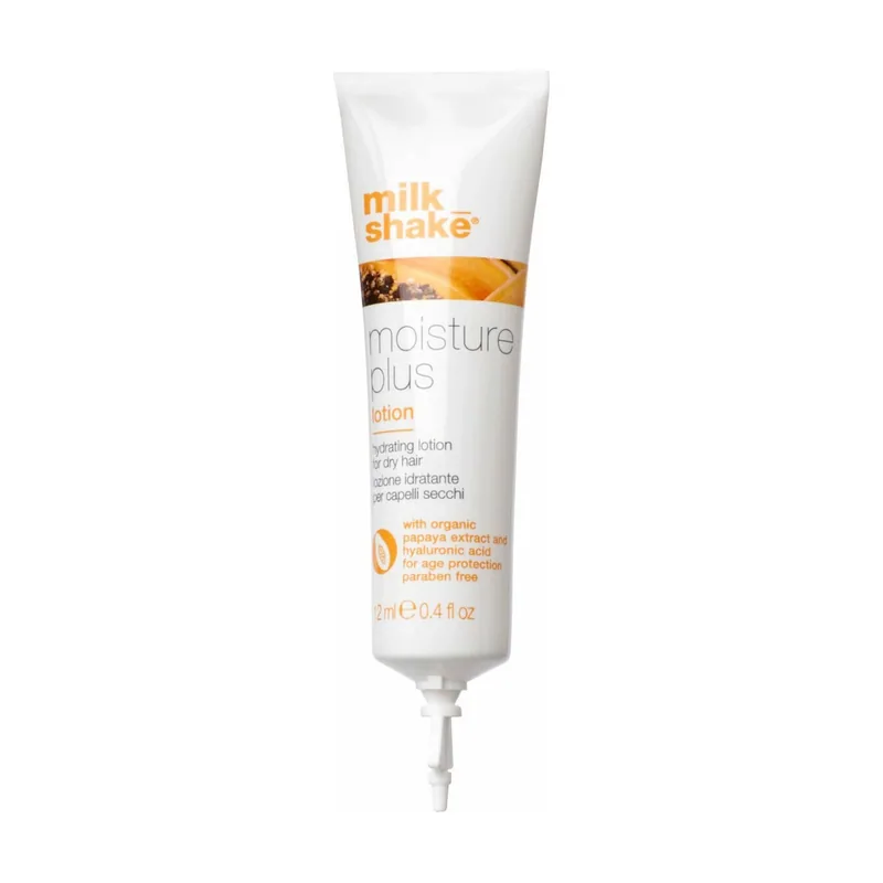 Milk Shake Moisture Plus Lotion 6 x 12 ml Feuchtigkeitscreme für trockenes Haar mit Papaya Extrakt und Integrity 41®