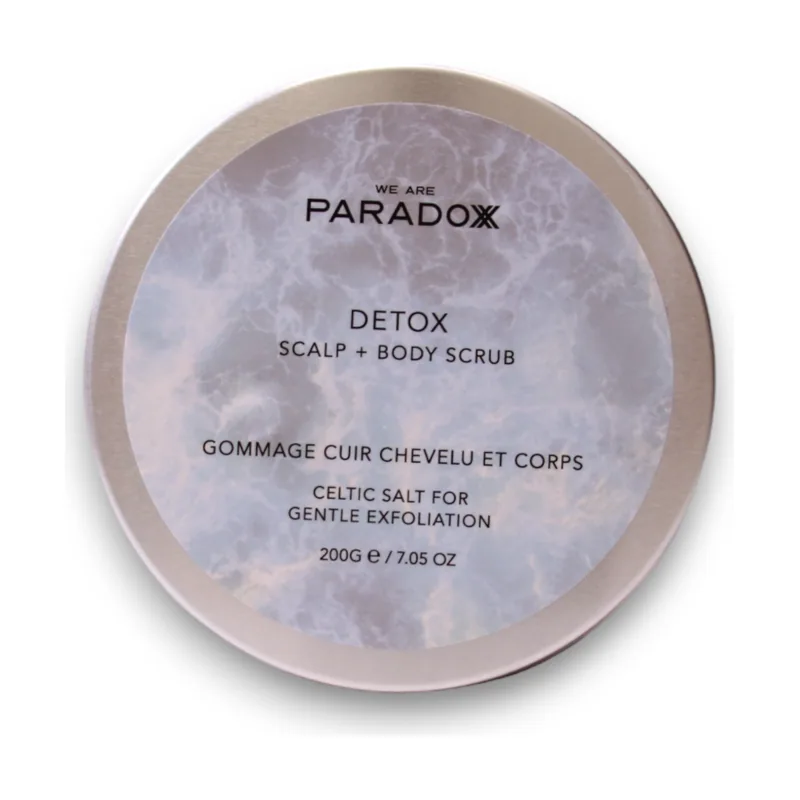 We are paradoxx Detox cuero cabelludo + exfoliante corporal