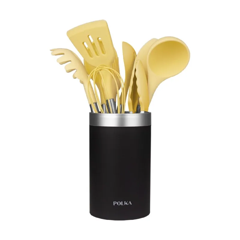 Cecotec Utensilios de Cocina de Silicona Polka Experience Vulcano. Set de 9 piezas