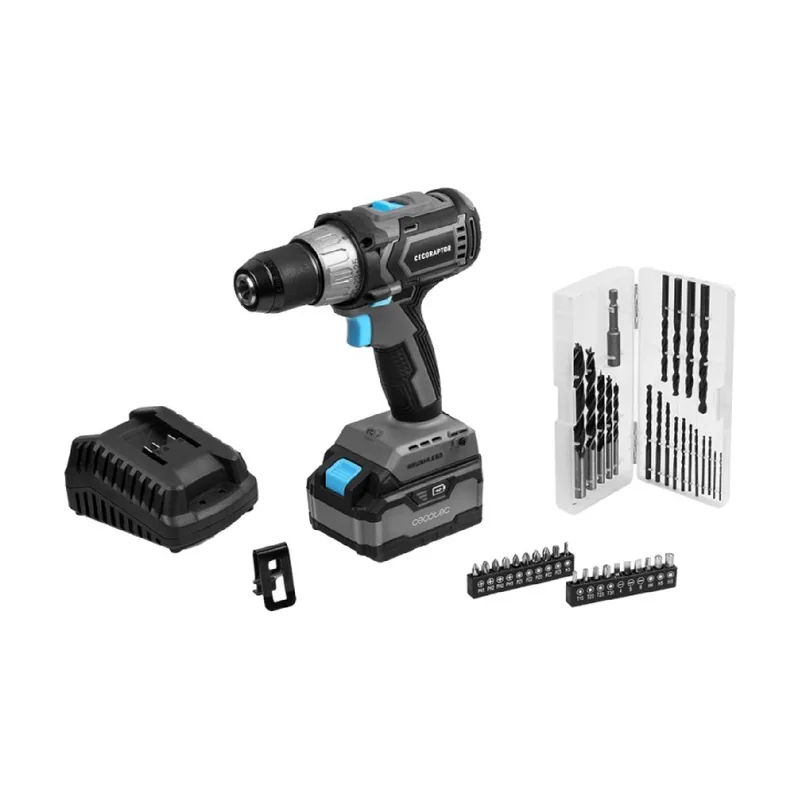 Cecotec atornillador perforador con batería de 20 V y 4.000 mAh con motor DC Brushless 4819 con tecnología sin escobillas