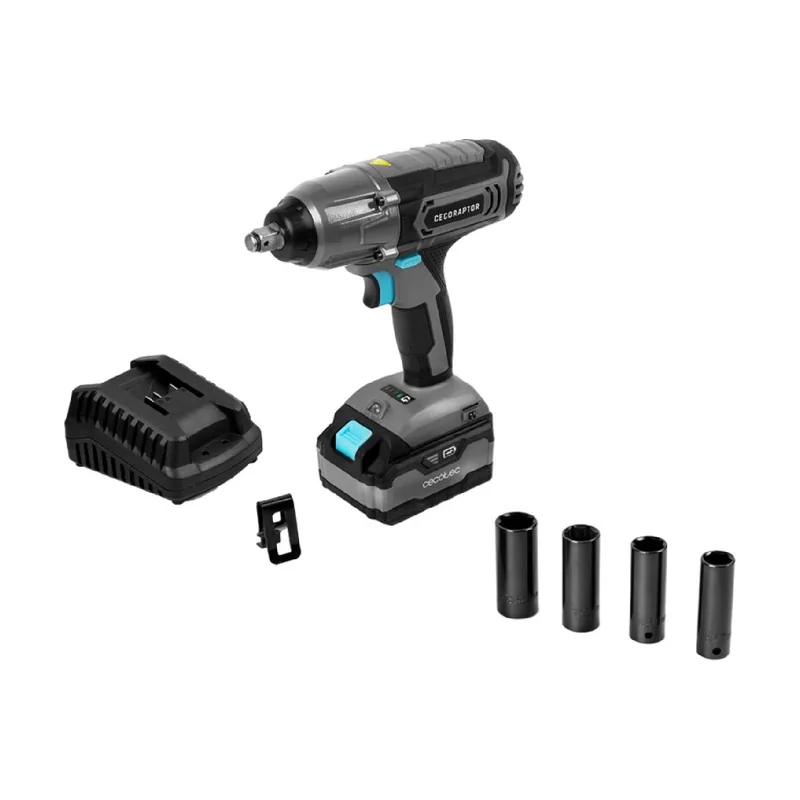 Cecotec Llave de impacto de 20 V y 4.000 mAh