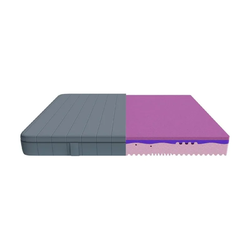 Cecotec Colchón Viscoelástico y Enfundable Flow Genuine + 90x190. 3 Capas