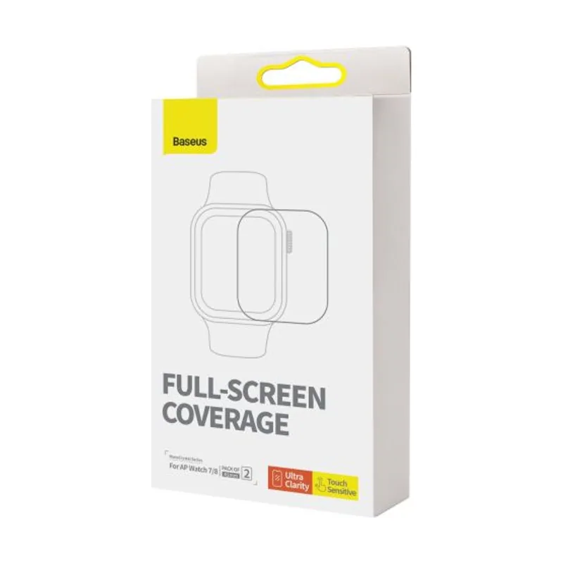 Baseus nanocrystal protective film for apple watch 7/8/9