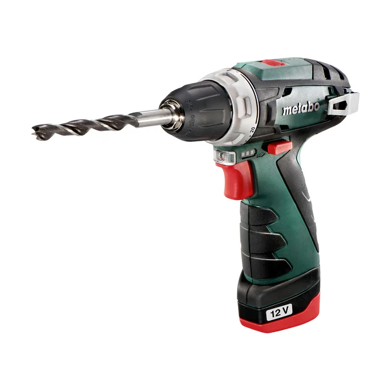 Metabo PowerMaxx BS Basic Taladro Atornillador de 12 V con Luz