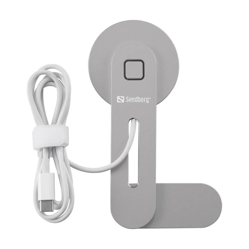 Sandberg 441-53 cargador de dispositivo Gris USB Cargador inalámbrico Auto