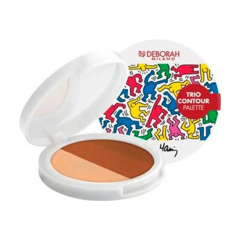 Deborah Trio Contour Contouring Palette Keith Haring 13 g