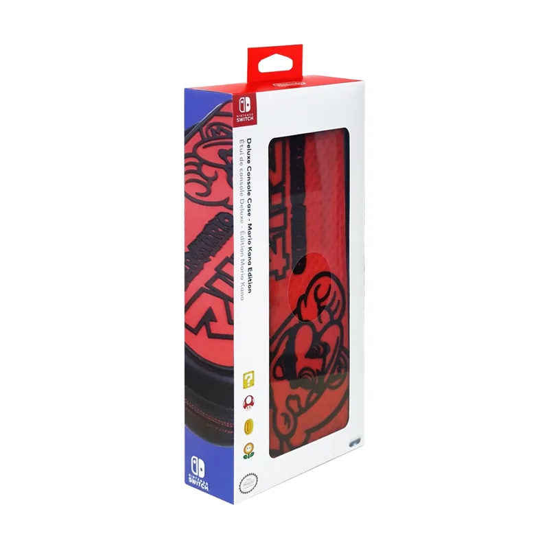 PDP Deluxe Consola Case Super Mario Kana Edition