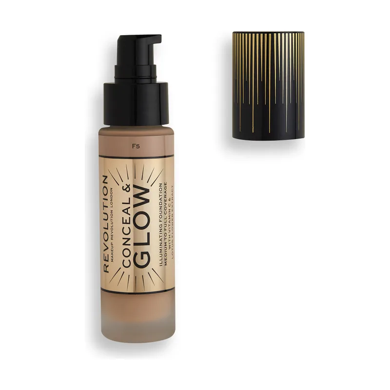 Makeup revolution Conceal & Glow Base de Maquillaje Iluminadora F5
