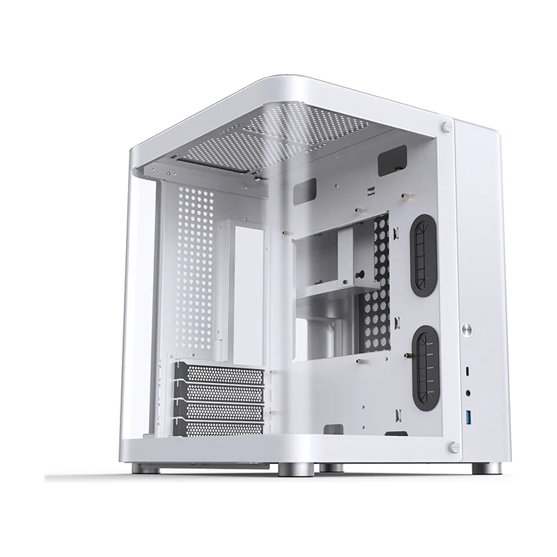 Jonsbo TK-1 2.0 Mini Tower Bianco jonsbo TK-1 2.0 MicrO-Atx Case Tempered Glass