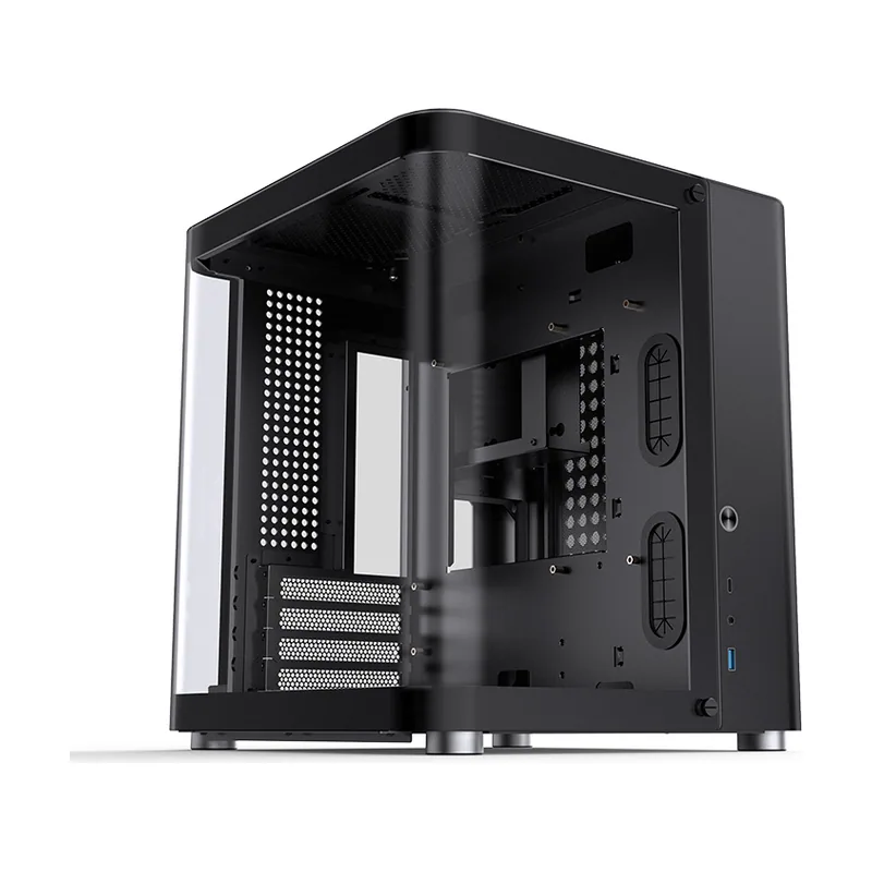 Jonsbo TK-1 2.0 MicrO-Atx MinI-Tower Geh?use Schwarz Tempered Glass
