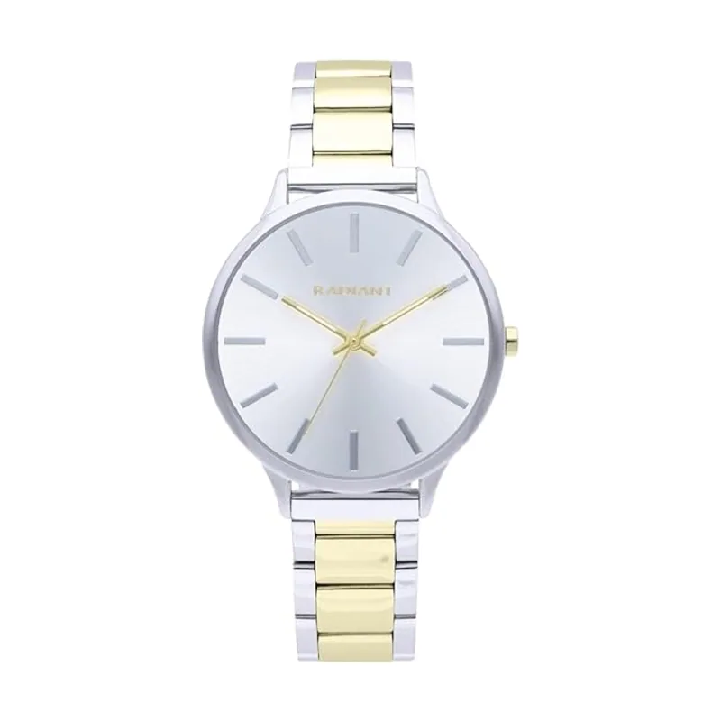 Radiant Reloj Radiant Mykonos Silver Dial Bitone IPG BRA