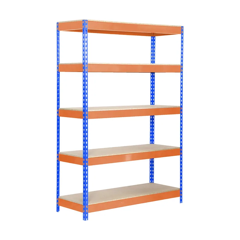 Simonrack Estantería Bricoforte 1206-5 Chipboard Azul/Naranja/Mader