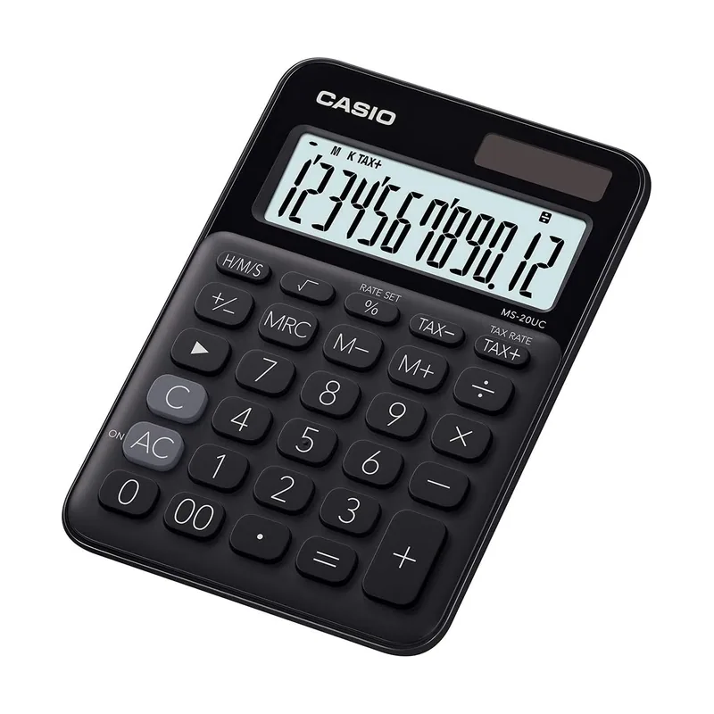 Casio MS-20UC-BK calculadora Escritorio Calculadora básica