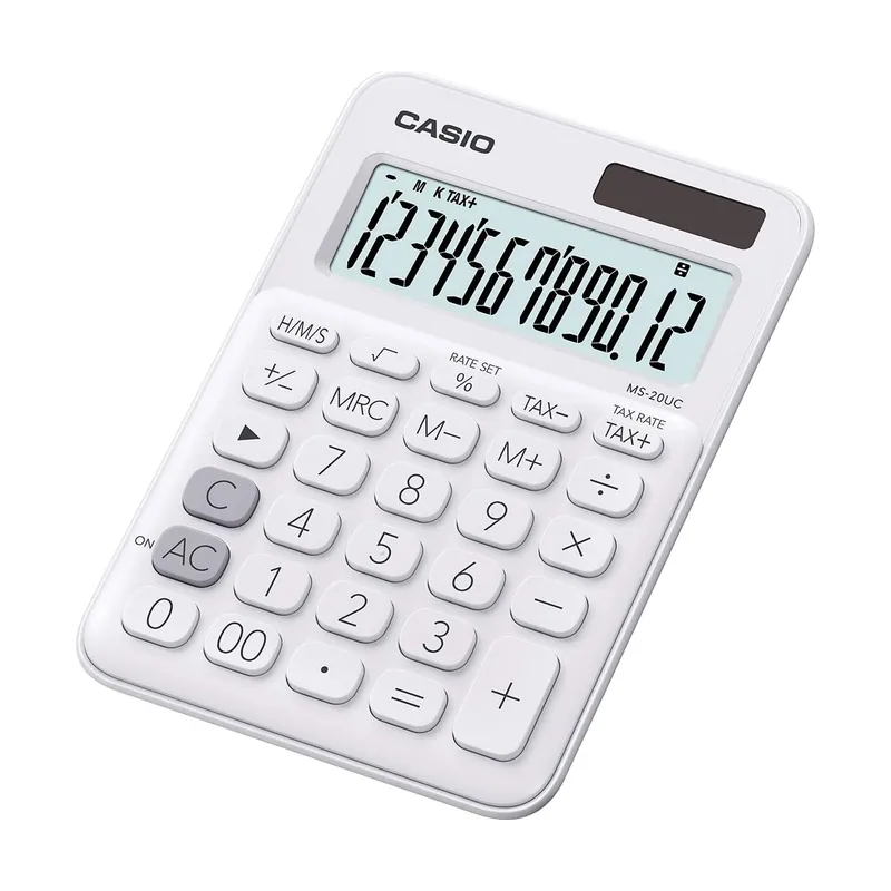 Casio MS-20UC-WE calculadora Escritorio Calculadora básica