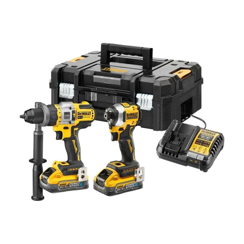 DeWalt zestaw combo 18v dck2052h2t dcd999+dcf850 2x5,0ah powerstack tstak