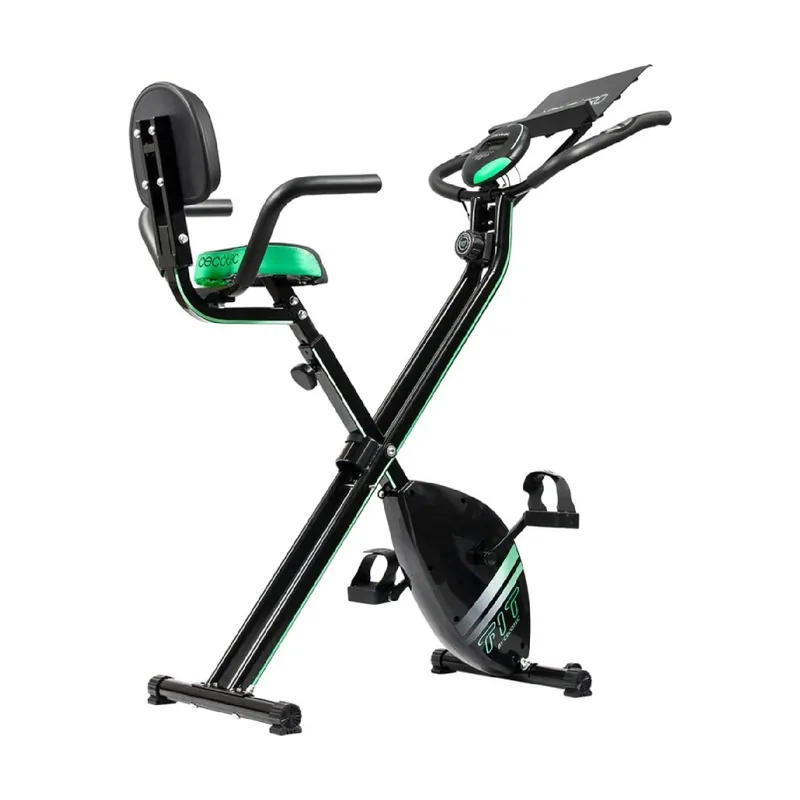 Cecotec Bicicleta Estática Plegable con Respaldo con Volante de Inercia 3 Kg X-Bike 3000 Neo Pro