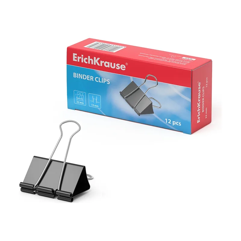 Erich krause Clips plegables de metal de 32 mm