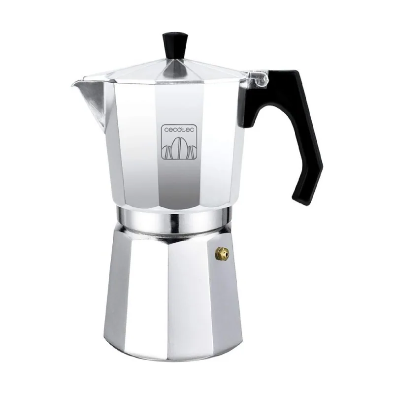 Cecotec Cafetera Italiana Mokclassic 300 Shiny. en Aluminio