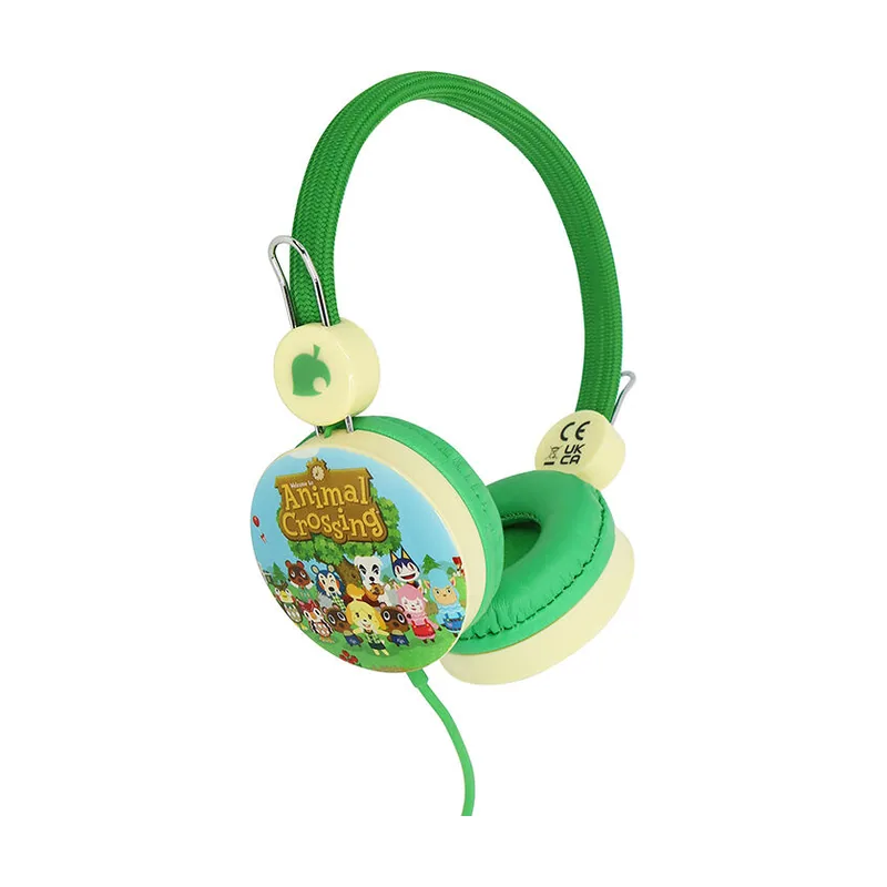 Otl technologies Auriculares Infantiles Animal Crossing con Cable Y Volumen Adecuado para NIÑOS