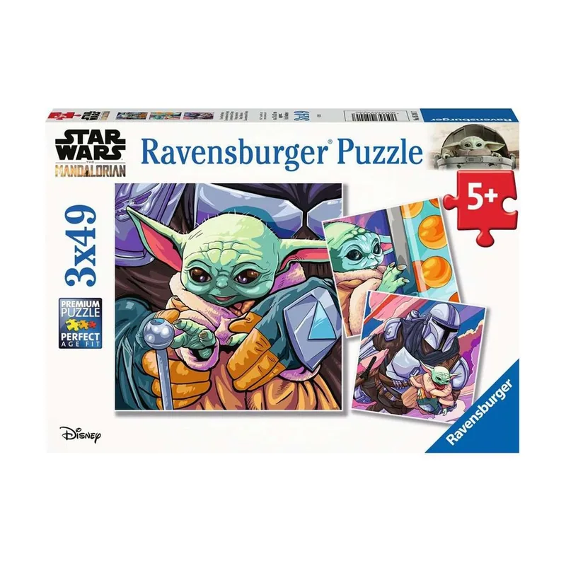 Ravensburger The Mandalorian Grogu Moments Puzzle rompecabezas 49 pieza s Cómics
