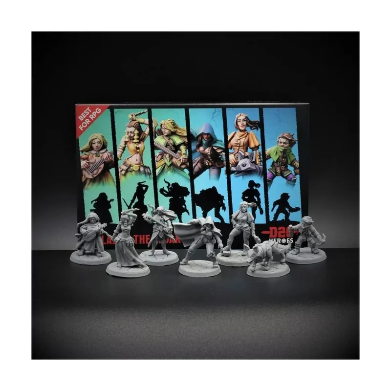 Asmodee d20 heroes ballad of the cloak edad recomendada 14 años idioma ingles