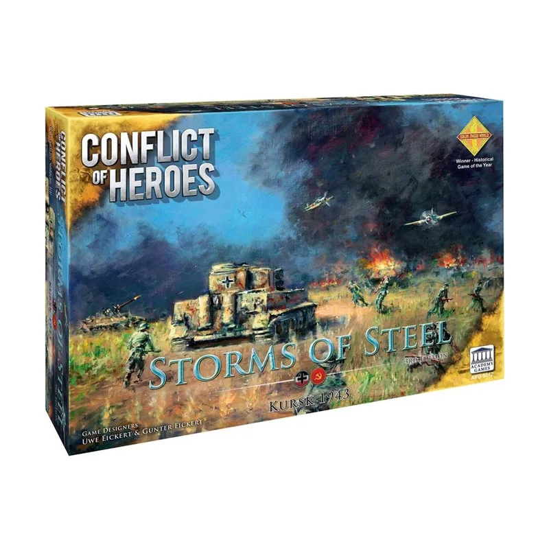 Asmodee conflict of heroes storms of steel 3ª edicion edad recomendada 14 años idioma ingles