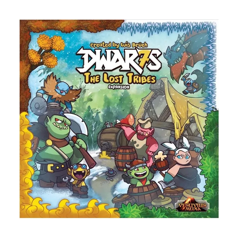Asmodee Vesuvius Media Dwar7s Lost Tribes Expansion