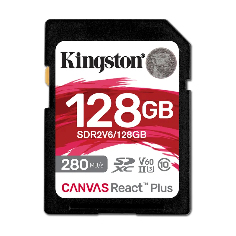 Kingston Technology Canvas React Plus 128 GB SDXC UHS-II Clase 10