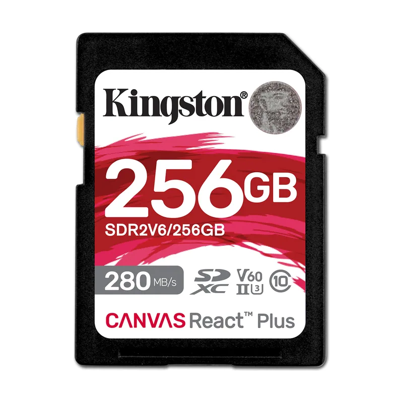 Kingston Technology Canvas React Plus 256 GB SDXC UHS-II Clase 10
