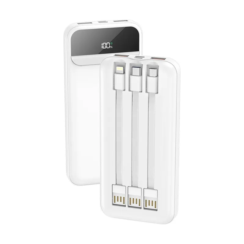 Cool Universal Power Bank 10.000 mAh Carga Rápida 22.5W 3 Cables