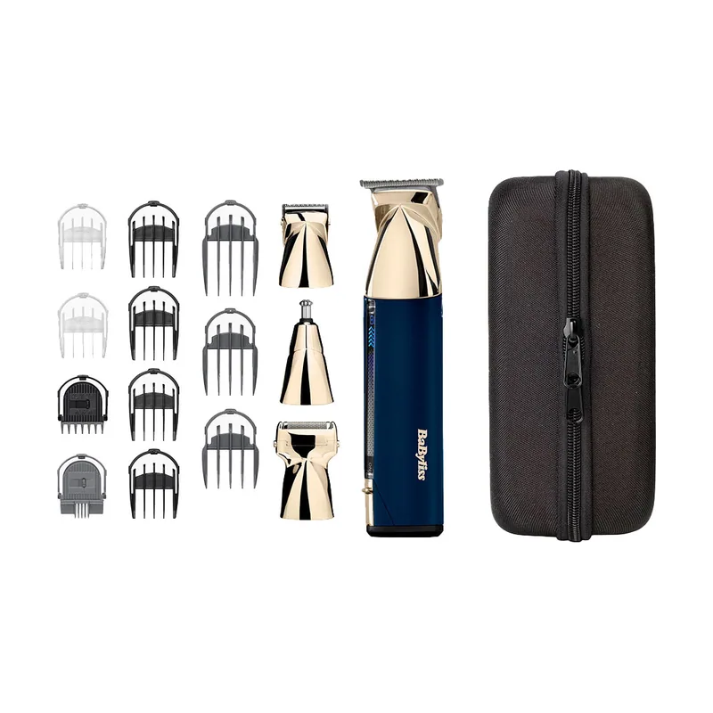 BaByliss Multigroom inalámbrico 15-en-1 super-x-metal series con cuchillas