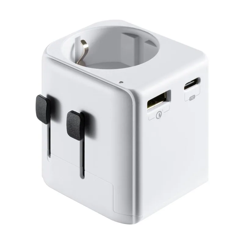 Ewent Adaptador Enchufe Adaptador Universal de Viaje