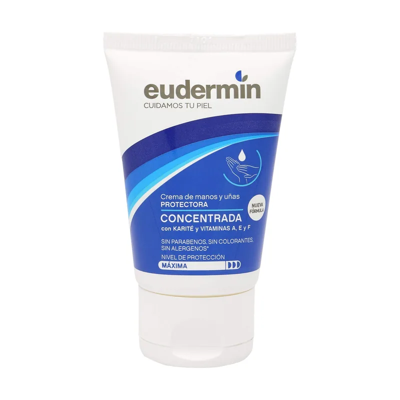 Eudermin crema de manos concentrada formato viaje tubo 50 ml