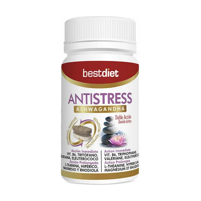 Best diet Complemento Alimenticio Antistress Ashwagandha 30 Unidades