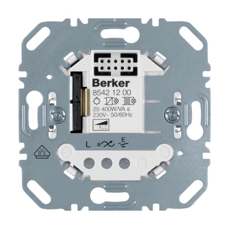 Berker 85421200 regulador Montable Regulador de intensidad Metálico