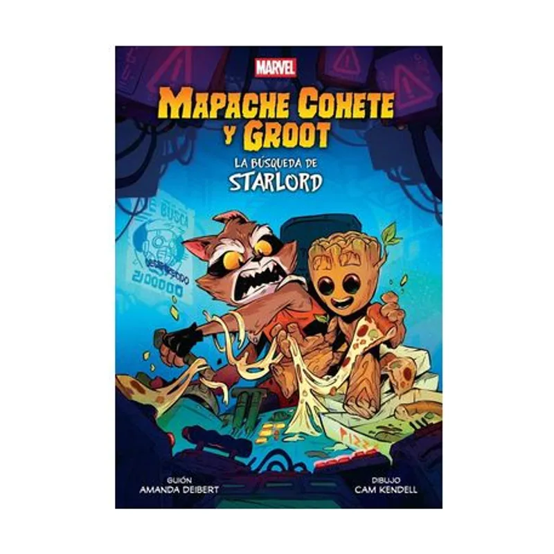 Panini Mapache Cohete y Groot La búsqueda de StarLord MARVEL SCHOLASTIC