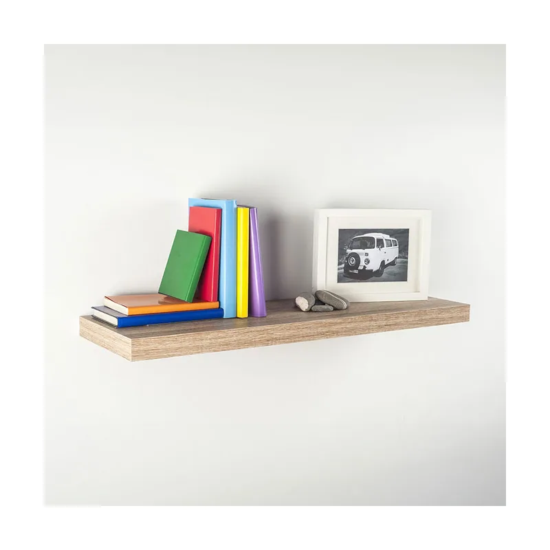 Fepre Home Decor Balda Flotante Roble Blanco 25 x 80 x 4 cm hasta 25 kg