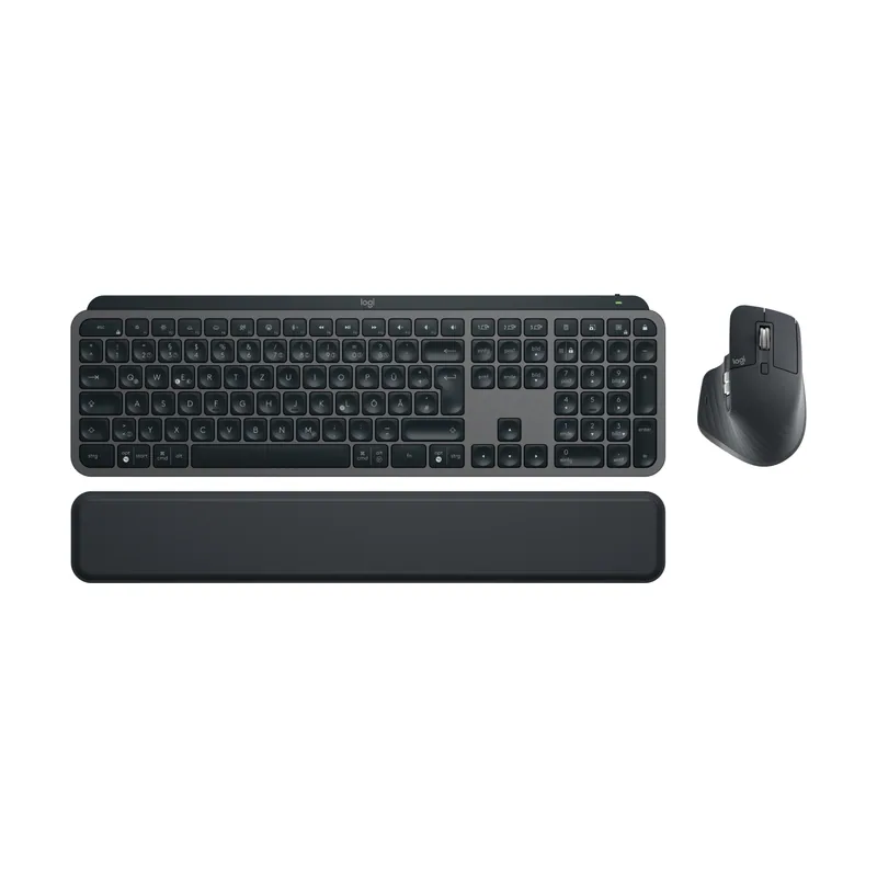 Logitech MX Keys S Combo teclado Ratón incluido RF Wireless + Bluetooth QWERTZ Alemán