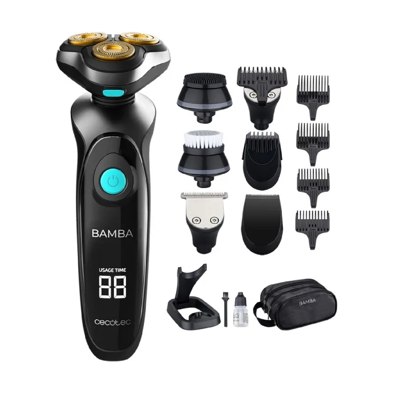 Cecotec Afeitadora Multigrooming Bamba PrecisionCare TwistGroom 10in1