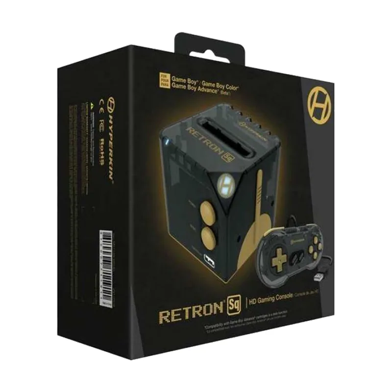 Hyperkin Retron SQ Black Gold para Juegos GameBoy (Adv/Col