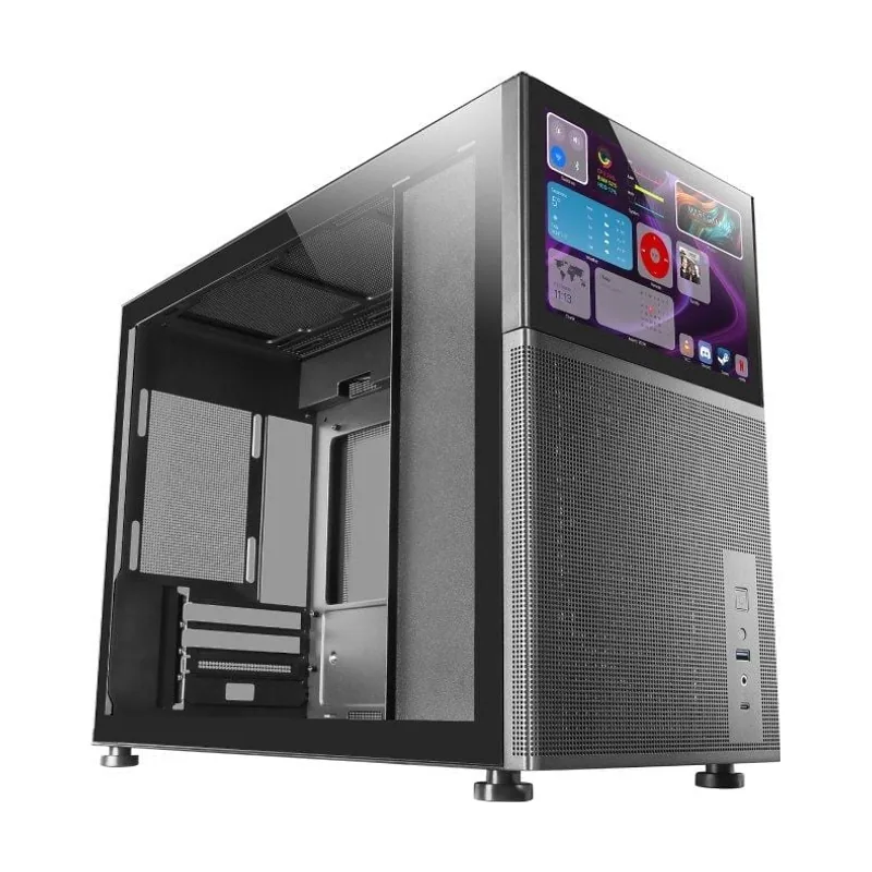 Mars Gaming MC-LCD Caja PC Compacta Micro-ATX