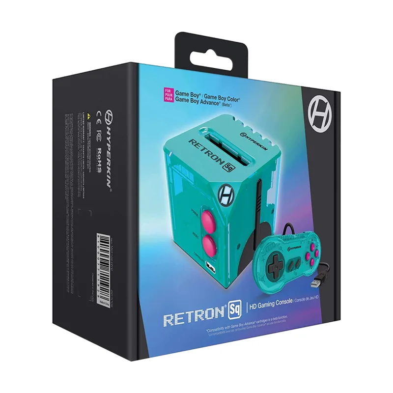Hyperkin Retron SQ Hyper Beach Azul para Juegos GameBoy (A/C