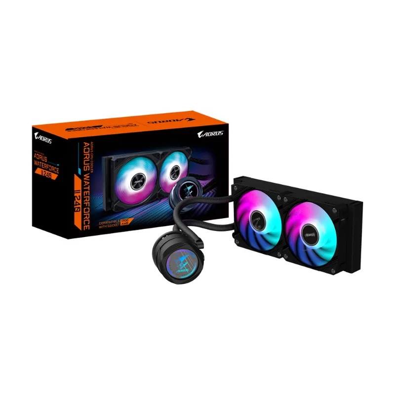 Gigabyte Refrigeración líquida AIO AORUS WATERFORCE II 240 para CPU