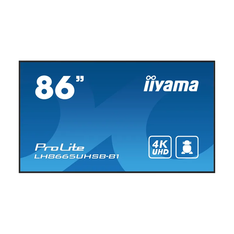 iiyama 86"w lcd 4k uhd ips 800 cd/m²