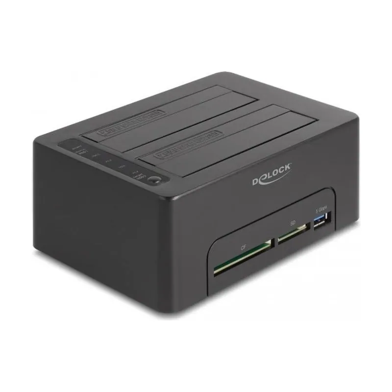 Delock USB Estación de doble acoplamiento para 2 x SATA HDD/SSD