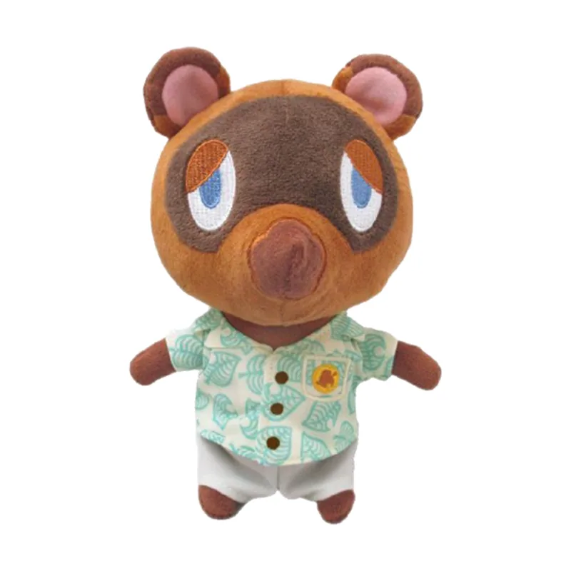 Nintendo Peluche Tom Nook con Camisa Hojas Animal Crossing 19 cm